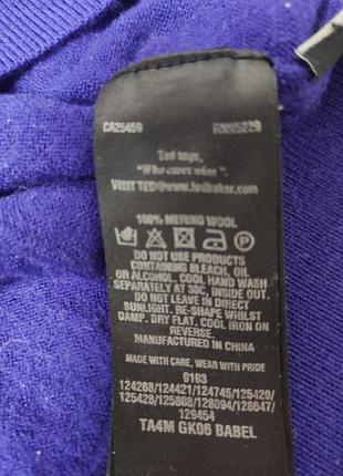 Мужской пуловер ted baker s merino wool 7