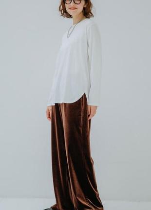 Брюки велюровые uniqlo