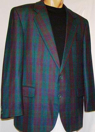Шикарный эксклюзивный пиджак шерсть кашемир 54/56 размер