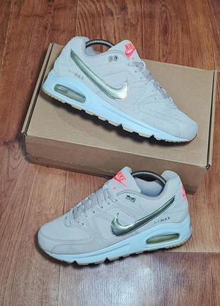 Кроссовки nike air max command premium beige