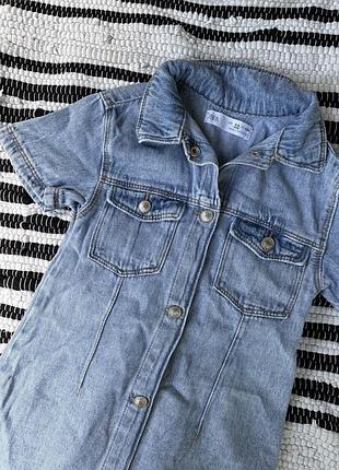 Джинсова сукня, zara , нова 2