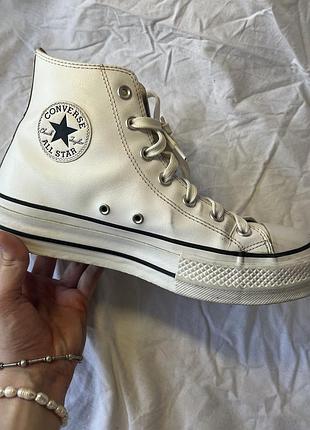 Шкіряні кеди converse 40 р
