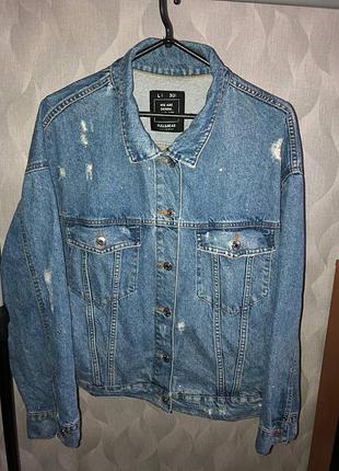 Джинсовая куртка pull&bear 2