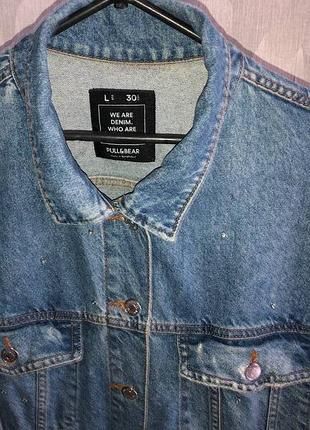 Джинсовая куртка pull&bear 3