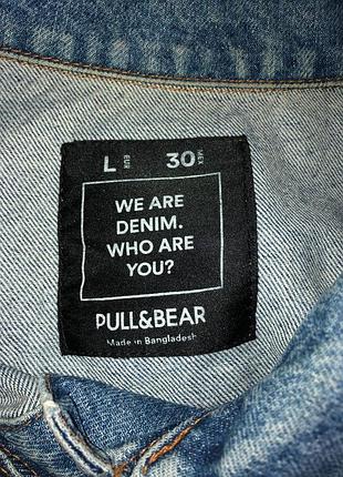 Джинсовая куртка pull&bear 7