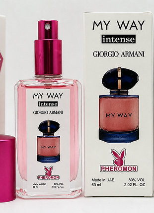 Женский аромат miorgio armani my way intense с феромоном 60 мл / джорджио армани май вей интенс