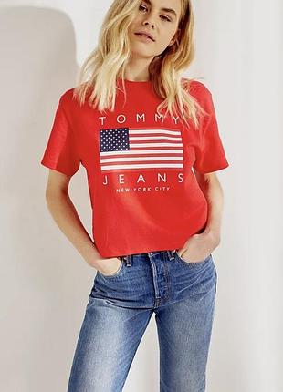 Футболка червона tommy