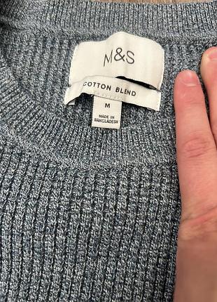 Светр m&s cotton blend 2