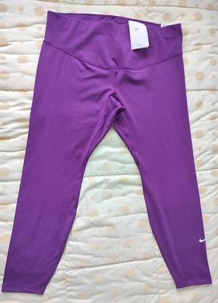Лосины женские nike dri-fit dd0345-503 (оригинал) спортивные magenta технология nike dri-fit