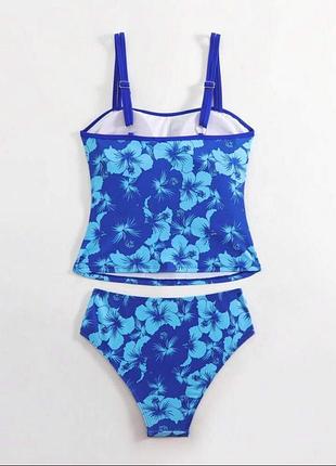 Женский купальник танкини (tankini) – раздельная модель, в состоянии новой вещи.