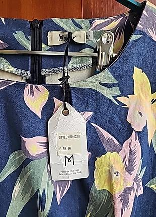 💙ирисы!новое платье /коттон+эластан / 7