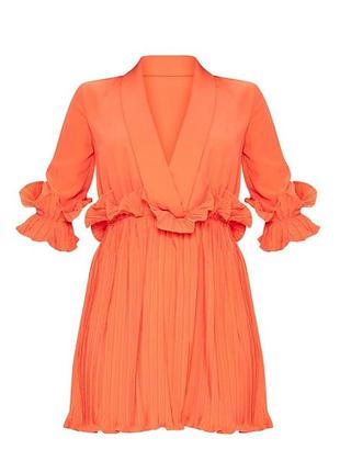 Яркое мини платье prettylittlething 4