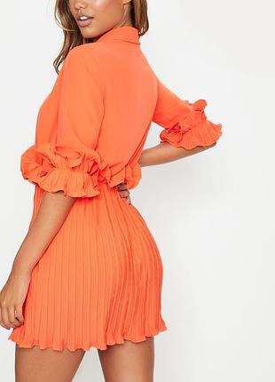 Яркое мини платье prettylittlething 2