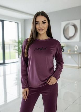 Велюровий жіночий костюм s/m pijamaevi