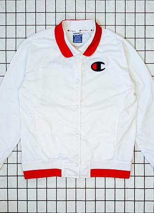 Олимпийка-коуч champion винтажная с тедди логотипами.