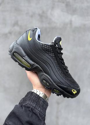 Кросівки nike air max 95 corteiz «black tour yellow»