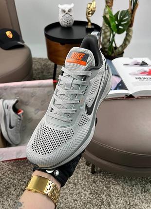 Nike air zoom x react light grey orange 3