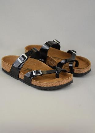 Birkenstock mayari magic galaxy шлепанцы вьетнамки сандалии женские черные блестящие 38 р/24.5 см arizona gizeh naot ecco