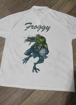 Мужская лёгкая футболка поло pro rtx с принтом froggy , размер 3xl-4xl . 6
