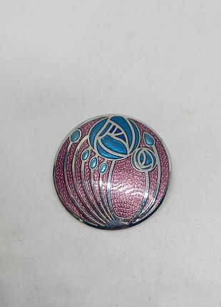 Шотландскиая брошь в технике клуазоне от celtic