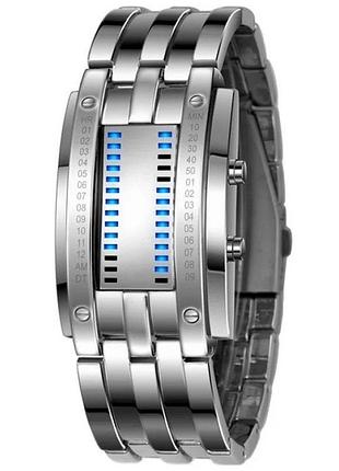 Часы наручные skmei 0926si silver gent