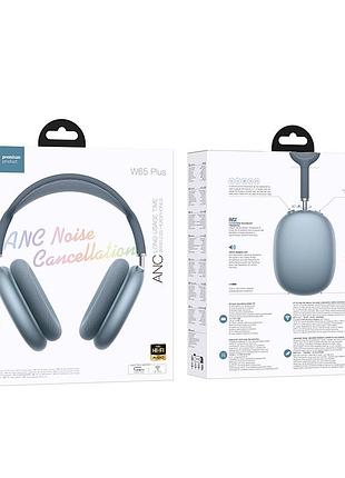 Бездротові навушники hoco pro max w65 plus anc (синій)
