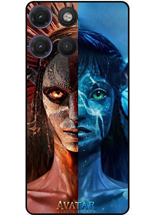 Чехол силиконовый бампер для motorola moto g17 с картинкой avatar аватар