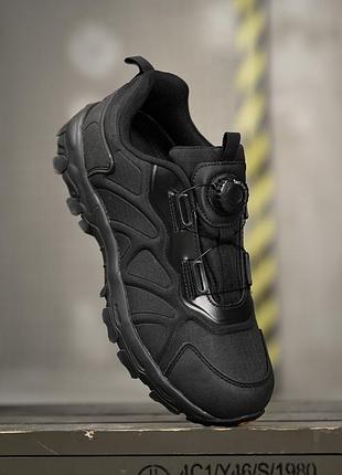 Кроссовки тактические с автошнуровкой black