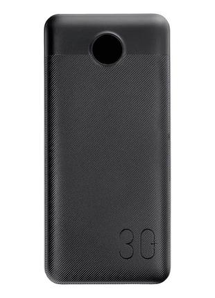 Зовнішній акумулятор veger 30000 mah pd qc3.0 3a 20w l30 (w3008pd) black