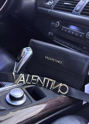 Женская сумка valtntino, сумка валентино, сумка через плечо,кросс-боди, сумка на плечо чорний