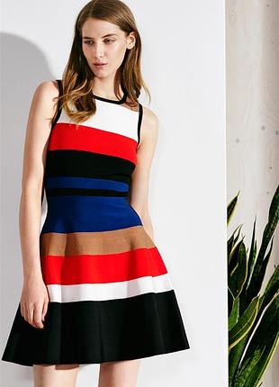 Бандажна сукня karen millen колор блок у смужку трикотаж
