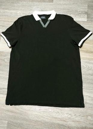 Мужская лёгкая футболка поло primark , размер l-xl , хаки