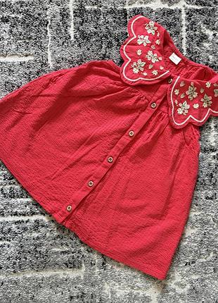 Сукня zara з вишивкою
