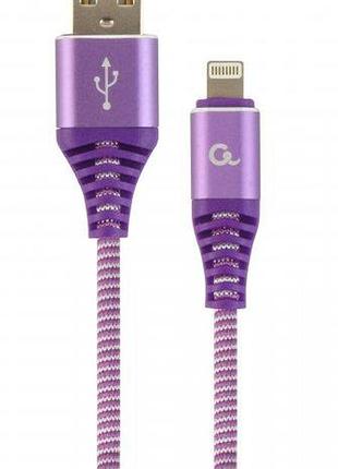 Кабель cablexpert cc-usb2b-amlm-1m-pw, usb 2.0 а-тато/lightning, 1.0 м.