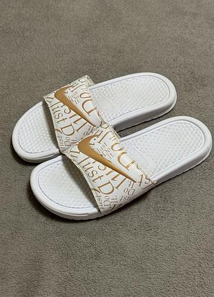 Nike benassi jdi print 40.5р 25.5см шльопанці оригінал
