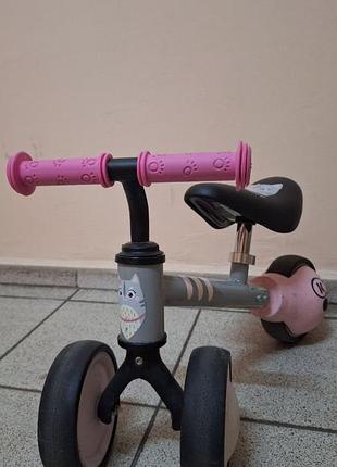 Беговел kinderkraft cutie pink