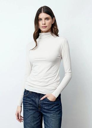 Fil noir жіночий лонгслів водолазка з мікромодалу та еластану cos marc cain massimo dutti mango marc o'polo tommy hilfiger