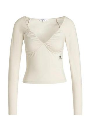 Топ з довгими рукавами calvin klein