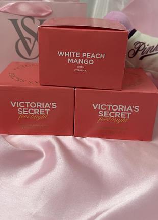 Скраб для тіла white peach mango victoria's secret whipped body scrub 216g