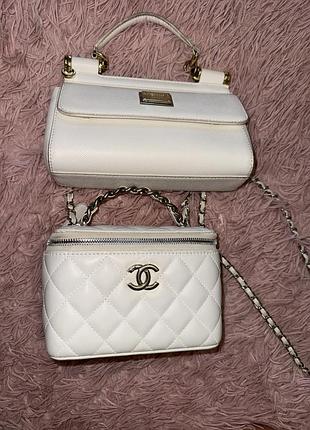 2 сумки chanel dolce gabbana
