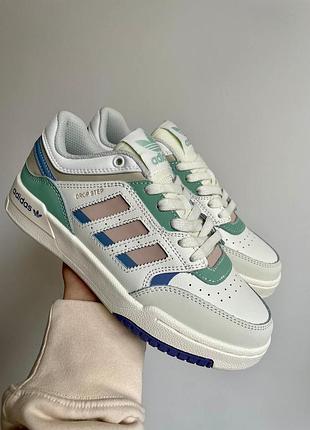 Кросівки adidas drop step beige grey green