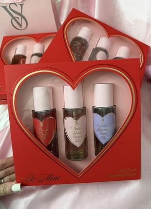 Набір victoria's secret be mine mini fragrance mist gift set