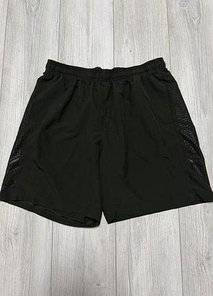 Чоловічі чорні шорти under armor woven graphic short