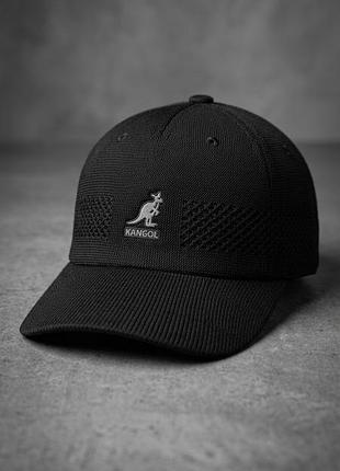 Оригінальна кепка бейсболка kangol tropic ventair spacecap (чорна)
