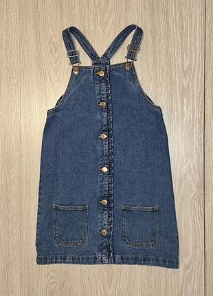 Джинсовый сарафан matalan на 10 лет