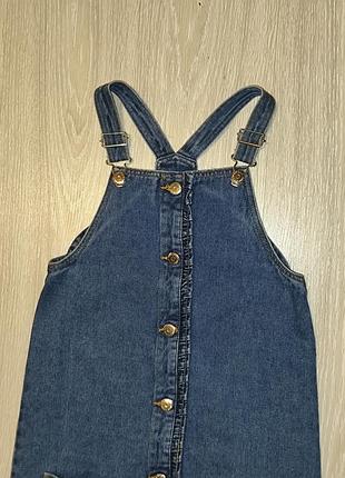 Джинсовый сарафан matalan на 10 лет 2