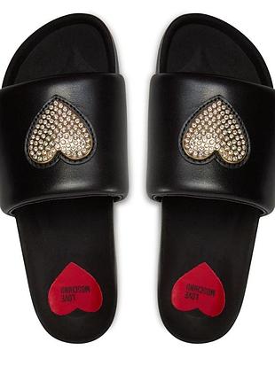 Шлёпанцы love moschino оригинал испания!