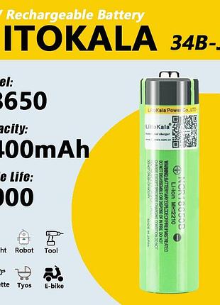 Аккумулятор liitokala 34b-jt 18650 3400mah оригинал