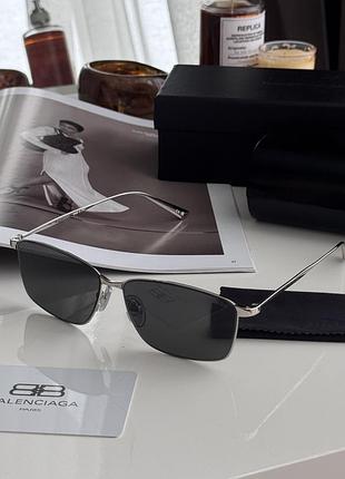 Очки баленсиага black/silver bb0415o 002 xl 64/14/145