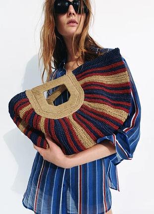 Сумка жіноча з принтом zara new